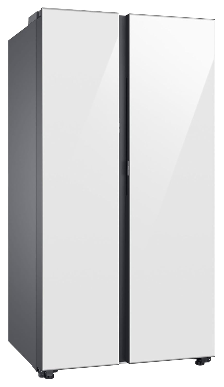 Samsung 653 L, 3 Star, Bespoke, Glass Door, Frost Free, Double Door, Convertible 5-in-1 Digital Inverter, Side By Side AI Enabled Smart Refrigerator with WiFi (RS76CB811312HL, Clean White, 2024 Model)