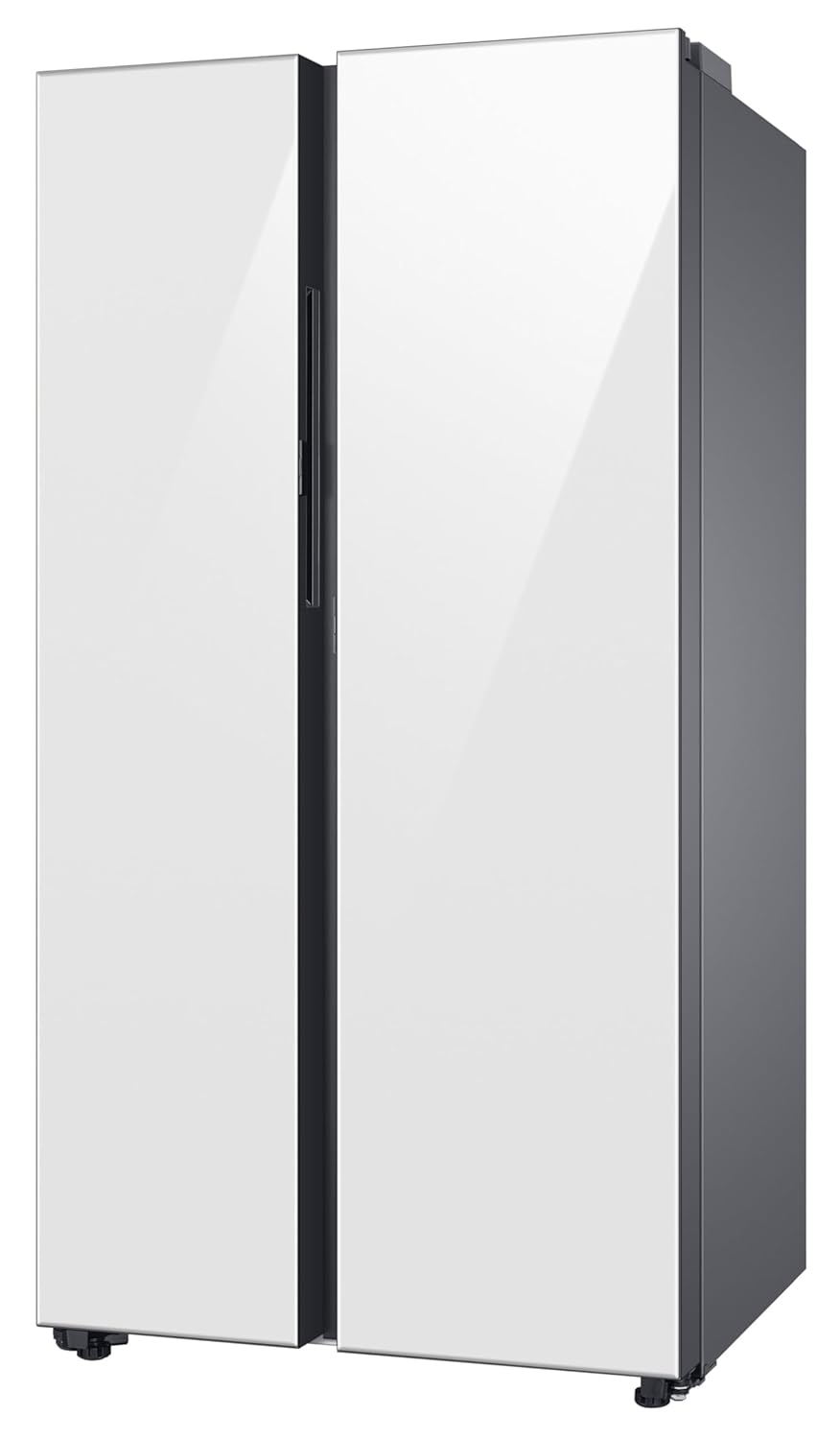 Samsung 653 L, 3 Star, Bespoke, Glass Door, Frost Free, Double Door, Convertible 5-in-1 Digital Inverter, Side By Side AI Enabled Smart Refrigerator with WiFi (RS76CB811312HL, Clean White, 2024 Model)