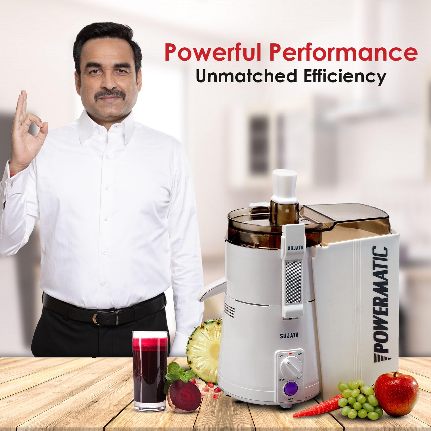 Sujata Powermatic 900 Watts Juicer