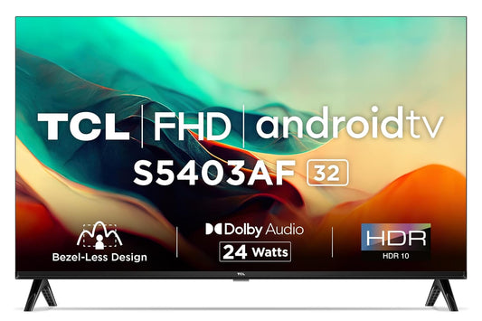 TCL 80.04 cm (32 inches) Bezel-Less S Series FHD Smart Android LED TV 32S5403AF