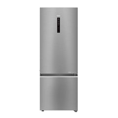 Haier 376 L Frost Free Double Door Bottom Mount 3 Star Convertible Refrigerator  (Inox Steel, HRB-3964CIS-E)