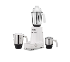 Preethi Popular Mixer Grinder 750 Watt with 3 Jars, 5 Year Warranty (White)