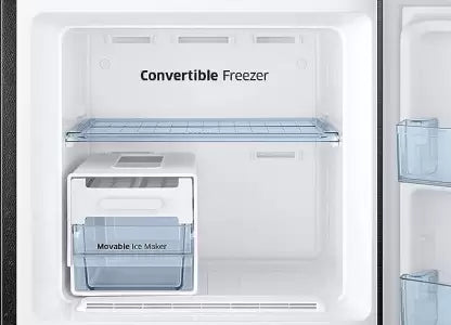 SAMSUNG 236 L Frost Free Double Door 3 Star Convertible Refrigerator  (Luxe Black, RT28C3733BX,2024)